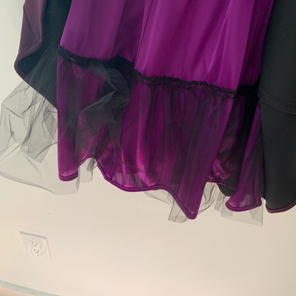 Betsy & Adam fit and flare purple/eggplant dress - Picture 6 of 8